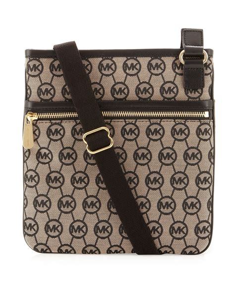 michael kors large monogram canvas crossbody|Michael Kors monogram tote bag.